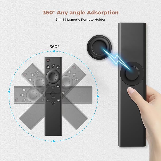 4Pcs Magnetic Remote Control Holder, Upgrades Silicone Wall Mount Self-Adhesive - Image 5