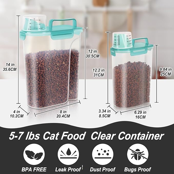 5-7Lbs Dog Cat Food Storage Container - Image 3