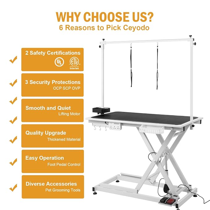Electric Dog Grooming Table 50" - Image 6