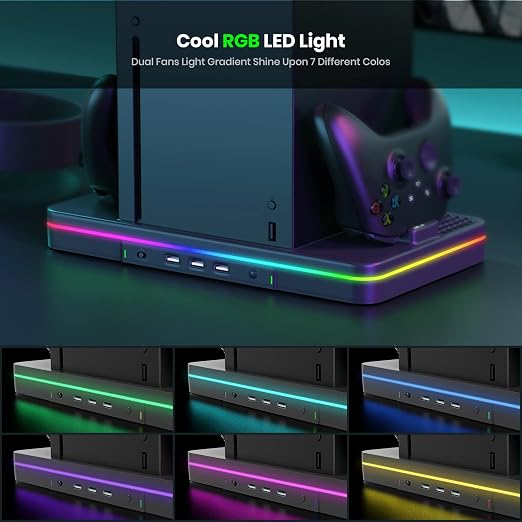 Charging Stand with Cooling Fan, CODOGOY Vertical Stand Compatible with Xbox - Image 5