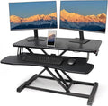 32 inch Standing Desk Converter, Height Adjustable Sit Stand Riser by RELAXWORK