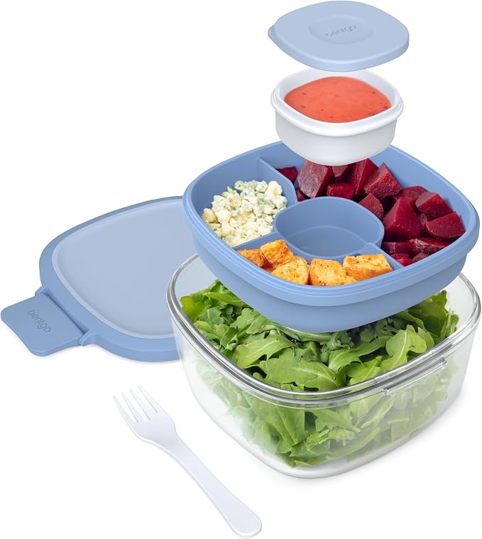 Bentgo Glass All-in-One Salad Container by Bentgo