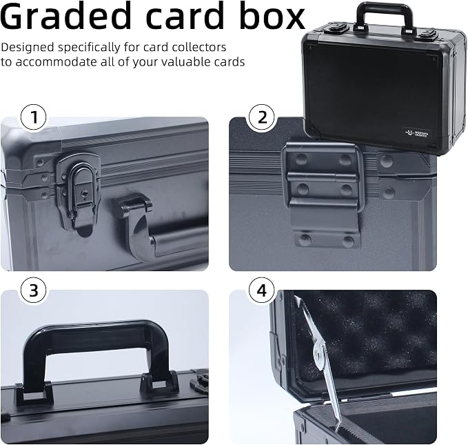 Graded Card Storage Box; Durable Sports, PSA Card Storage Case- Trading Card - Image 4