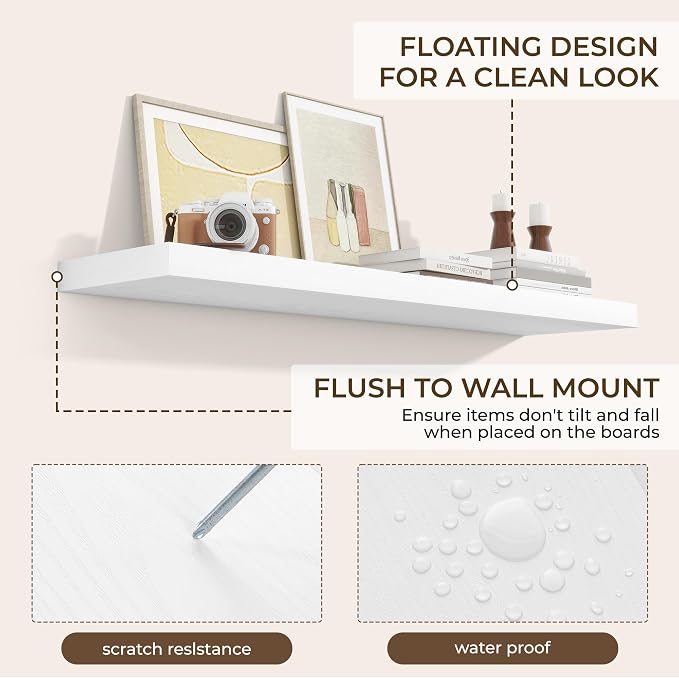 RICHFOCUS 48Inch Floating Shelves - Image 5