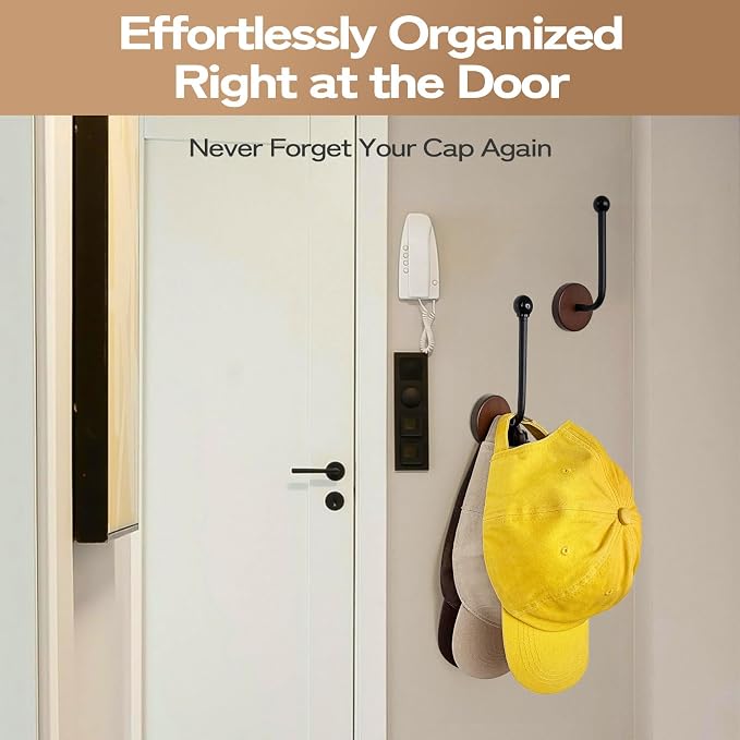 Adhesive Hat Holder Storage Organizer - Image 6