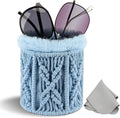 RayLove Glasses Holder for Nightstand, Boho Decor Eyeglass Case, Plush Lined by RAYLOVE