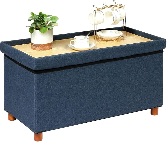 PINPLUS Linen Coffee Table Ottoman - Image 9