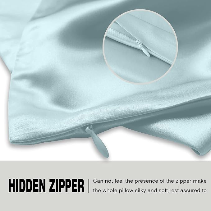 Mulberry Silk Pillowcase for Hair and Skin Standard Size 20"X 26" - Image 4