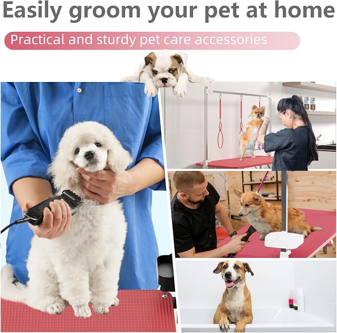 VFK 47'' Large Dog Grooming Table Stainless Steel Foldable Grooming Table - Image 2