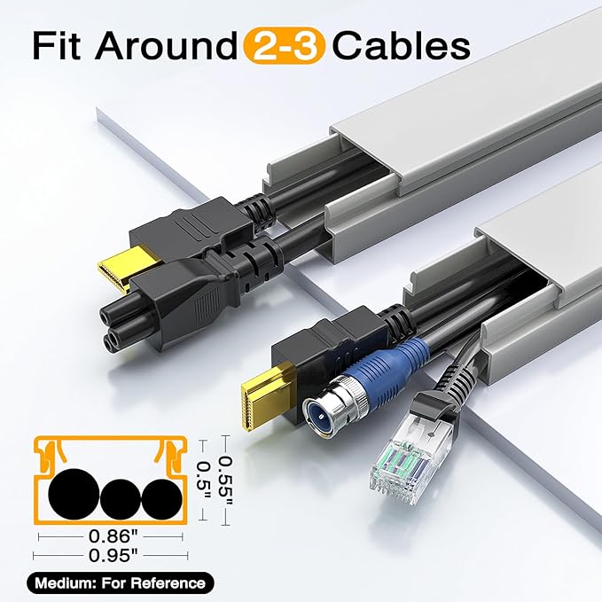 Cord Hider, 157in Delamu Wire Covers - Image 4