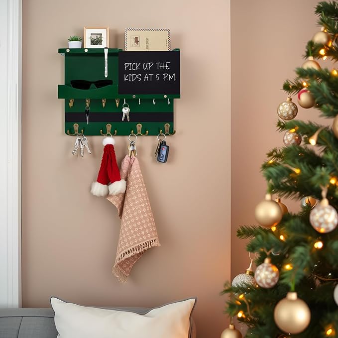 Key Holder for Wall Mount, Farmhouse Mail and Key Holder for Wall Hanger - Image 3