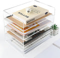 4 Pack Acrylic Paper Tray Organizer by Unknown