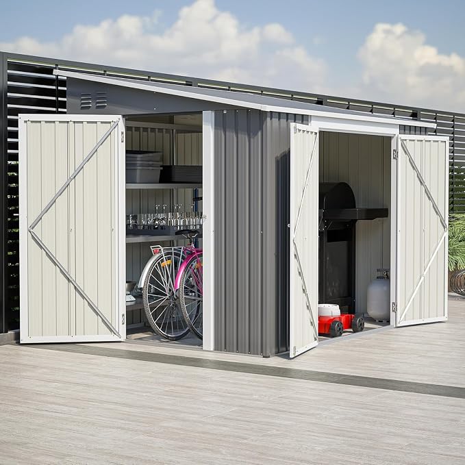 8x6 FT Outdoor Storage Shed by Mulinsonfly