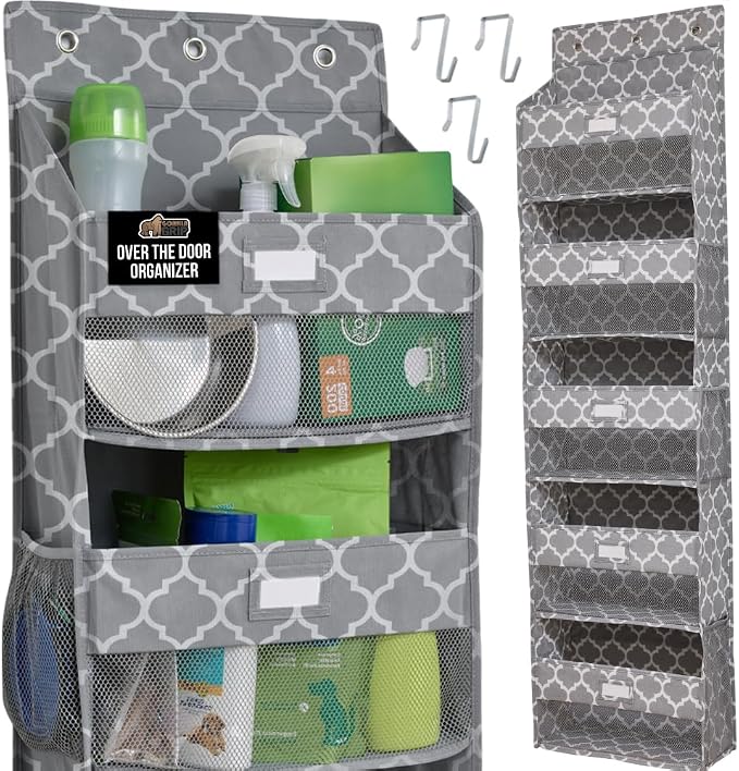 GORILLA GRIP Large Capacity Closet Organizer, 5 Deep Shelves, Holds 50lbs by GorillaGrip
