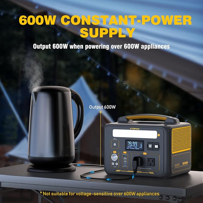 VTOMAN Jump 600X Solar Generator - Image 6