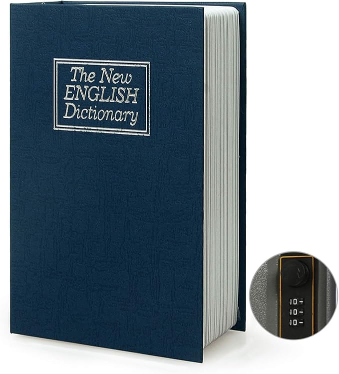 Diversion Book Safe Storage Box, Dictionary Secret Safe Can by PACOLO