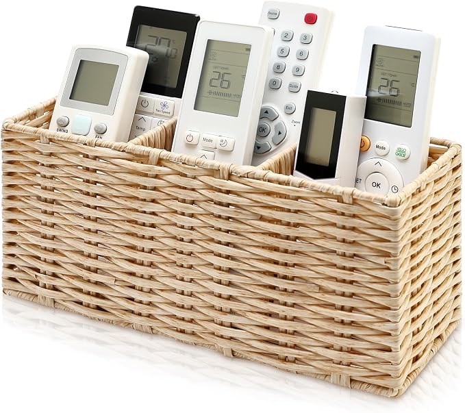 TV Remote Control Holder for Table Bedside Remote Caddy Storage Organizer Couch - Image 7