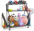 Sports Equipment Organizer, Garage Ball Storage Racks by DreamOak