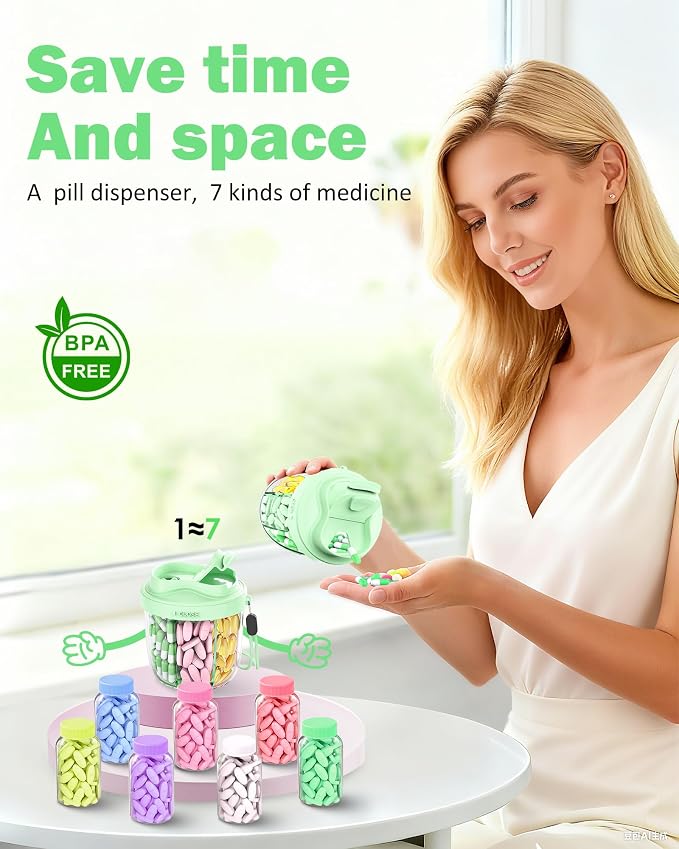 Cute Pill Organizer, Pill Dispenser - Image 6