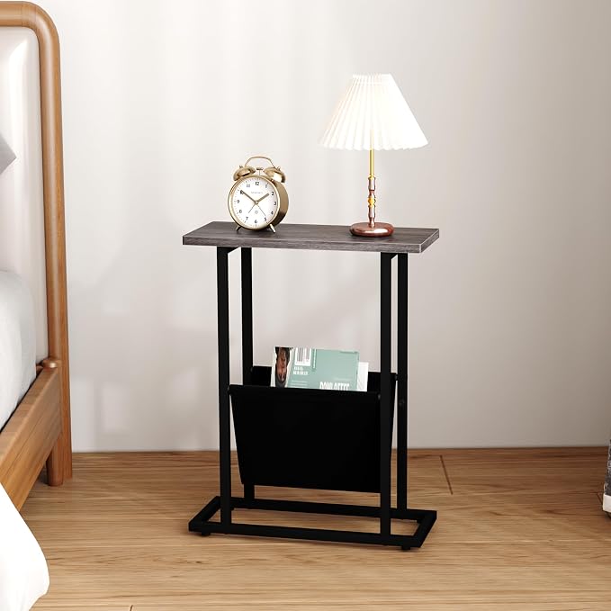 Yusong Narrow Side Table for Small Spaces, Small End Table - Image 7