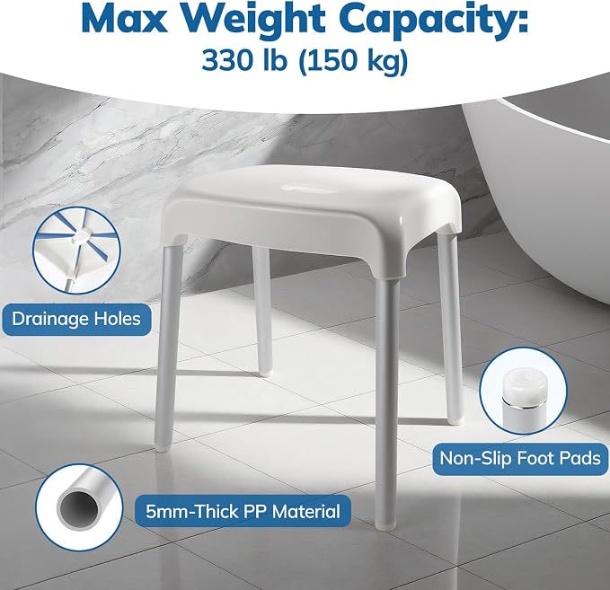 Umimile Shower Chair for Inside Shower - Image 6