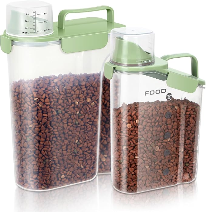 5-7Lbs Dog Cat Food Storage Container by LEAWALK