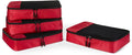 Amazon Essentials 4-Piece Packing Cubes Travel Accessories Set, Luggage by AmazonEssentials