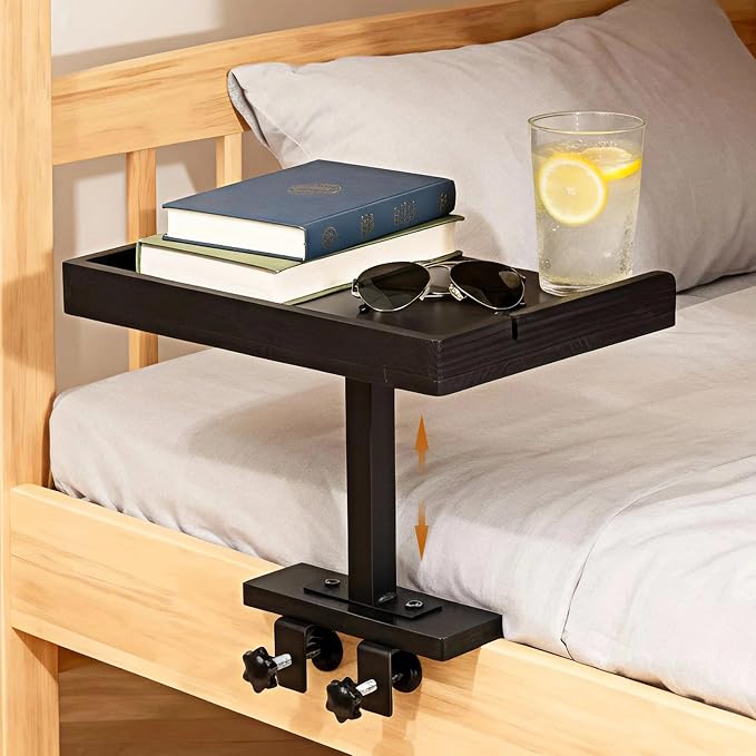 LINGSFIRE Adjustable Bedside Shelf by LINGSFIRE