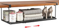 Expandable Under Cabinet Shelf, Extendable Under Shelf Storage by SHINEWON