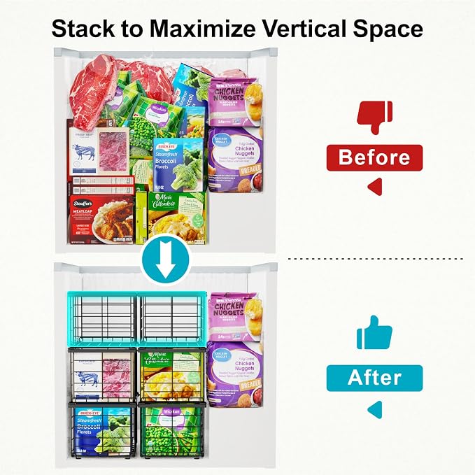 iSPECLE Deep Freezer Organizer Bins - Image 2
