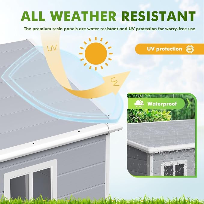 Devoko 6x4FT Outdoor Storage Shed - Image 5