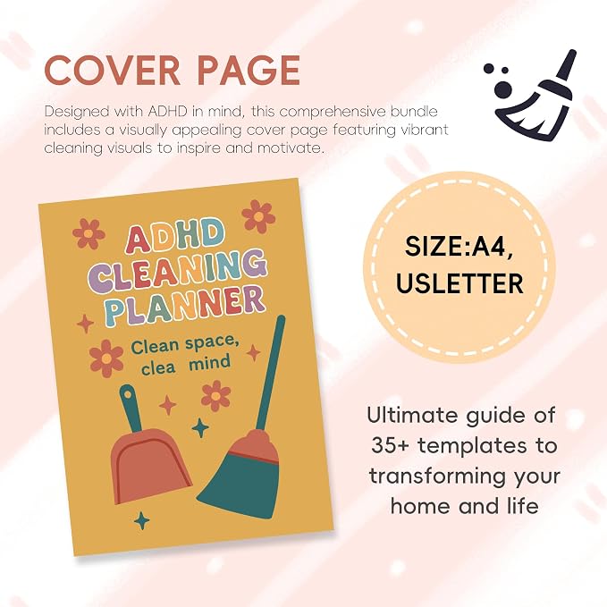 ADHD Cleaning Planner | Home Cleaning Schedule - Image 2
