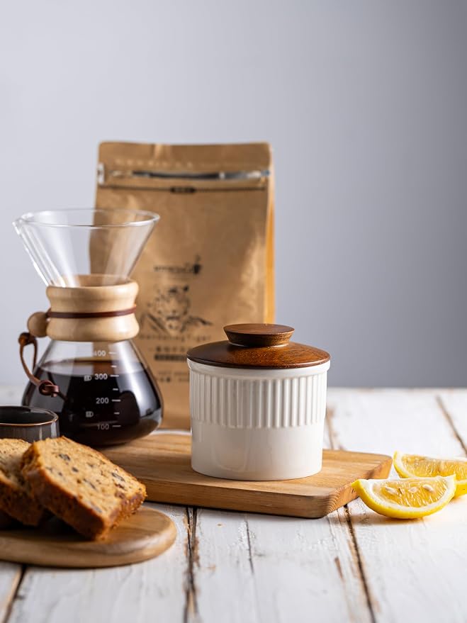 Ceramic Butter Crock, Butter Dish - Image 9