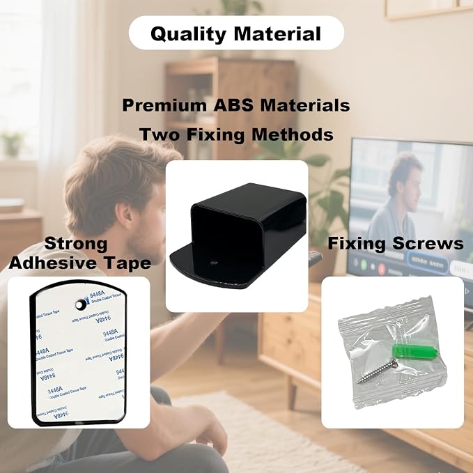 2Pcs Remote Holder Wall Mount, Remote Control Holder - Image 4