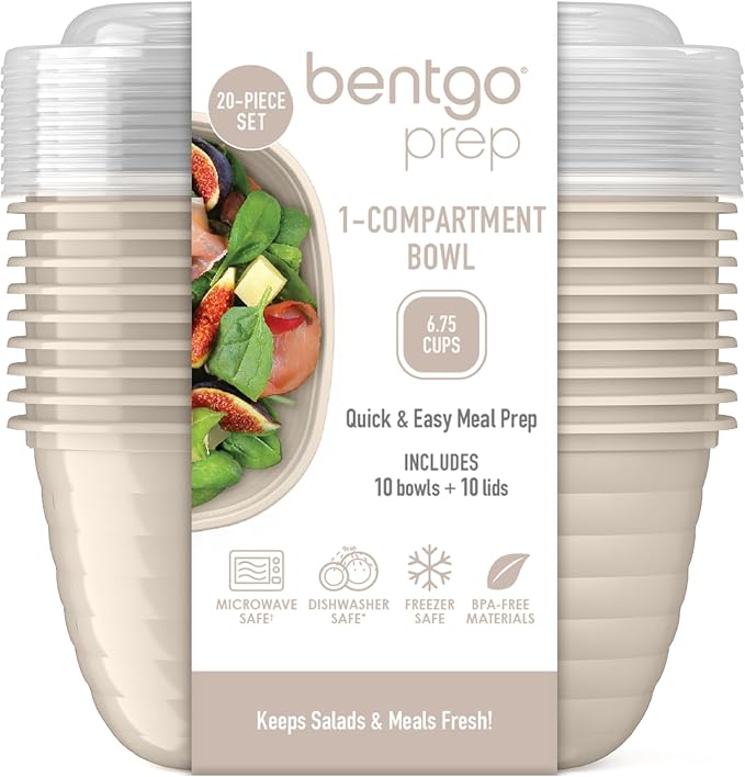 Bentgo Prep - 1-Compartment Bowls - Reusable, Microwave Safe - Image 7