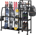 4-Tier Freestanding Snowboard Rack by Unknown
