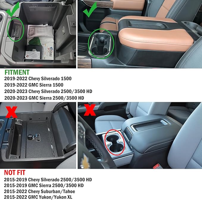 Center Console Armrest Box Organizer Tray - Image 2