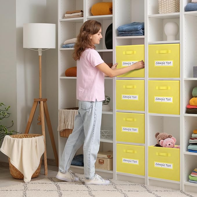 artsdi 11x11 storage cube bins Foldable Fabric storage cubes - Image 5