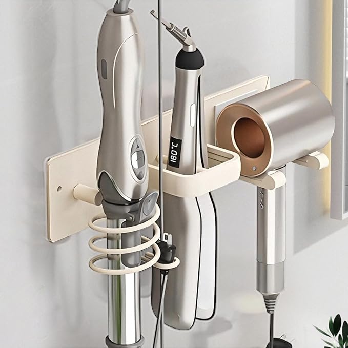 Hair Dryer Holder Wall Mounted, Blow Dryer, Curling Iron, Straightener Holder 3 by Unknown