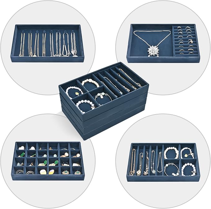 ProCase Stackable Jewelry Organizer Trays - Image 4