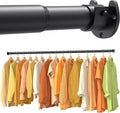 Closet Rods for Hanging Clothes, 17-54 Inch No-Cut Stepless Adjustable Closet by Unknown
