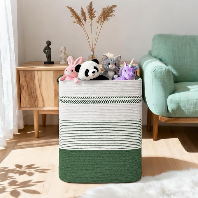 Laundry Hamper, 85L Tall Laundry Basket - Image 2