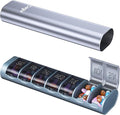 Weekly Pill Organizer, 7-Day Aluminum Case by Cagu