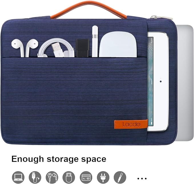 Lacdo 360° Protective Chromebook Case 11 Inch Laptop Sleeve - Image 2