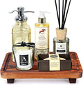Farmhouse Bathroom Counter Tray Wood Risers Display Stands Kitchen Countertop by Gtencemen
