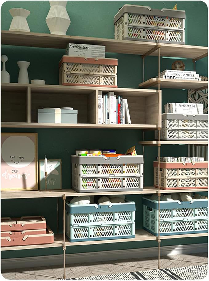 20L Plastic Collapsible Storage Crate - Image 4