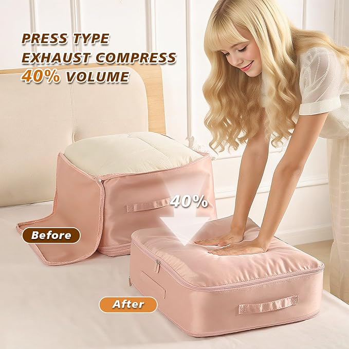 135L Large Capacity Ultra Space-Saving Self Compression Storage Bags, 3-Layer - Image 3