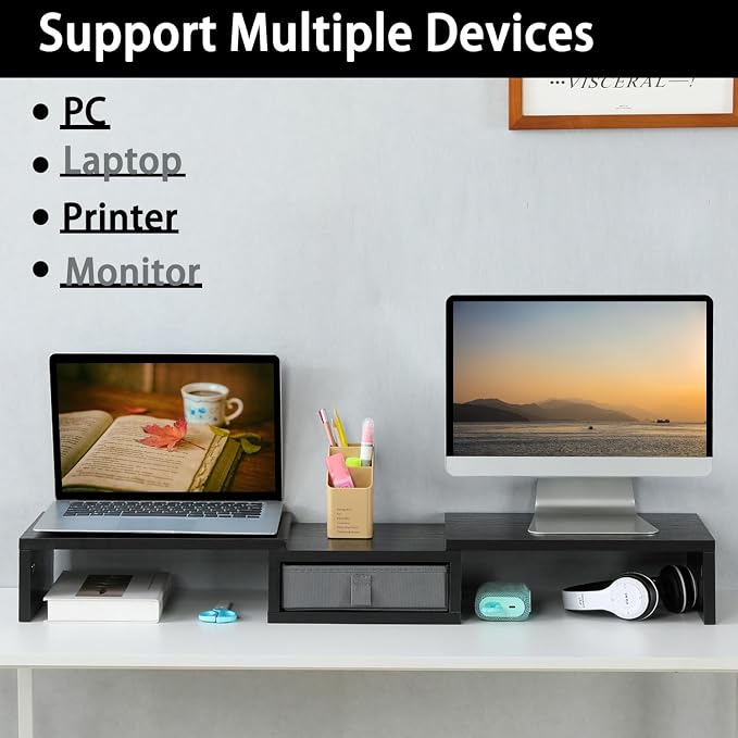 TEAMIX Dual Monitor Stand Riser - Image 7
