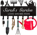 Personalized Key Holder for Wall, Custom Name Wall Mounted Black Key Hanger by Dyoart