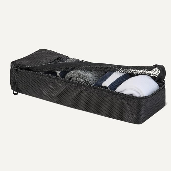 Amazon Essentials 4-Piece Packing Cubes Travel Accessories Set, Luggage - Image 3